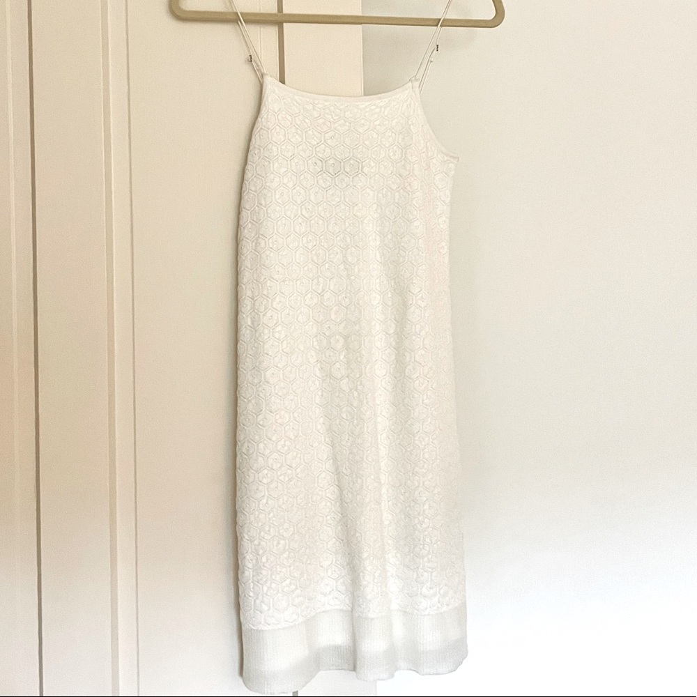 Rag and Bone fitted white dress